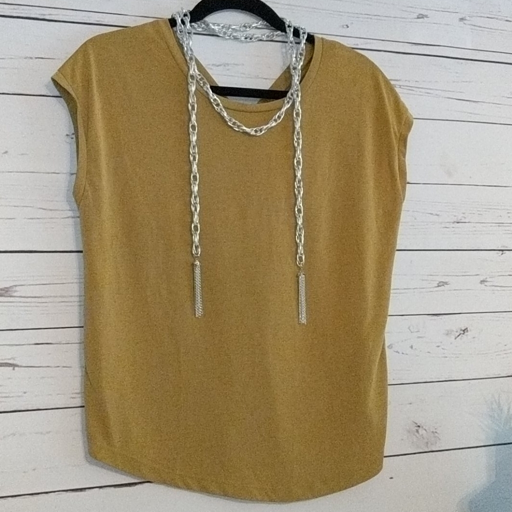 Soft and Stretchy Caramel Medium Crop Top - Picture 2 of 5